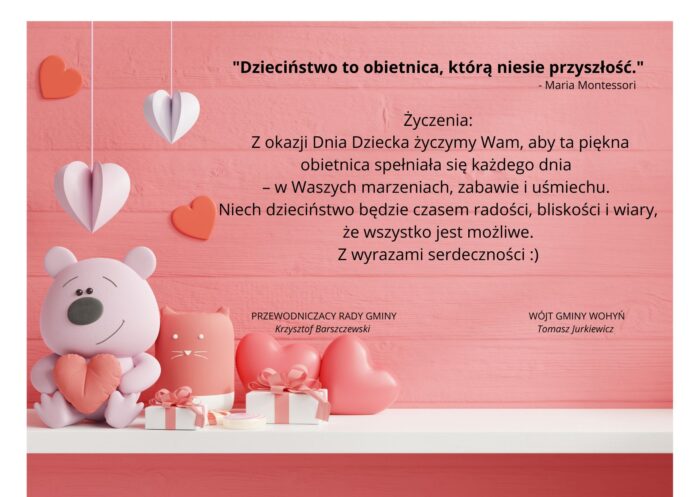 plakat na dzień dziecka