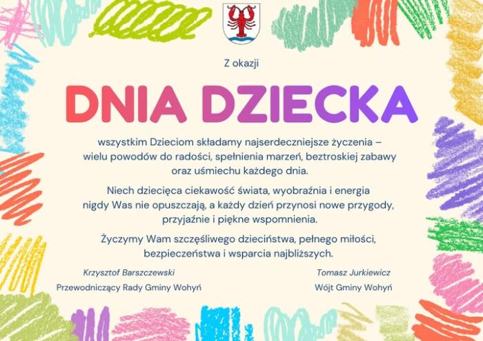 z okazji dnia dziecka