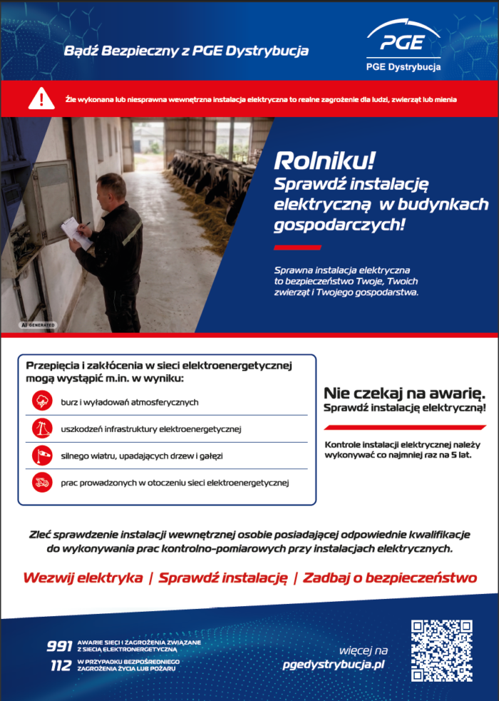 sprawdź instalację elektryczną